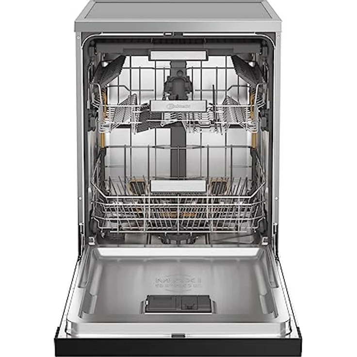 Bauknecht B7F HS51 X Freistehender Geschirrspüler/60 CM/15 Maßgedecke/PowerClean Pro-Effektive Hochdruckdüsen/Natural Dry-Automatische Türoffnung-Bessere Trocknung/MaxiSpace-Mehr Innenraum – Bild 2