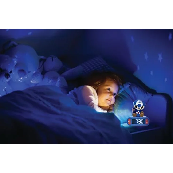 Lexibook Digitaler Wecker mit LED-Anzeige und Alarmfunktion, blau – Bild 6