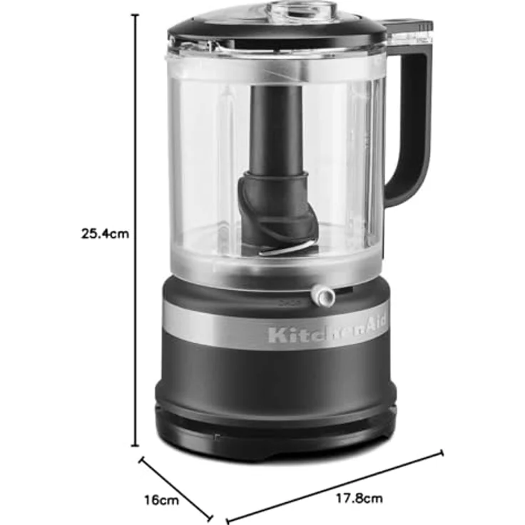 Kitchenaid 5KFC0516EER Zerkleinerer, 240 W, 2 Geschwindigkeiten, Kunststoff 1.19 L, rot – Bild 2