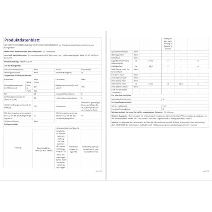 LG GBBW322CPY, Freistehende Kühl-Gefrierkombination mit 465 l Volumen und Energieeffizienzklasse C, Silber – Bild 19