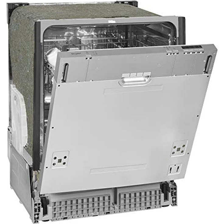 Exquisit EGSP6312-E-030E, Einbau-Geschirrspüler, 12 Maßgedecke, vollintegrierbar, 6 Programme, Silber, Schnellprogramm 30 Min., Aquastop, leise 49 dB – Bild 6