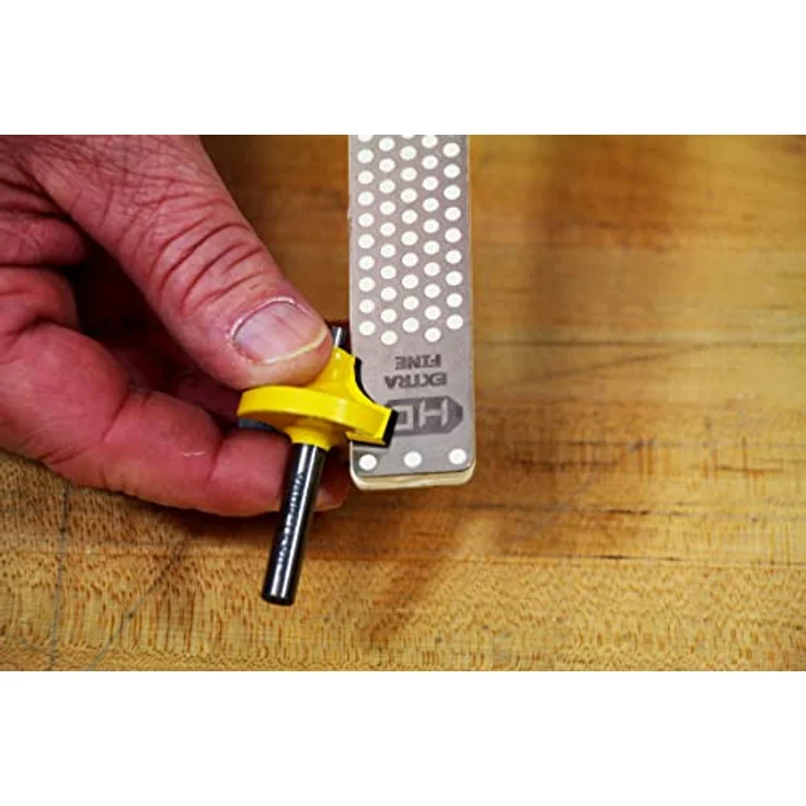 DMT Diafold®-Schärfstein doppelseitig, mit feiner/extrafeiner Hardcoat™-Oberfläche, speziell für Keramikmesser, 1 Stück, FWMEF-H, 24,1 x 12,7 x 8,3 cm – Bild 4