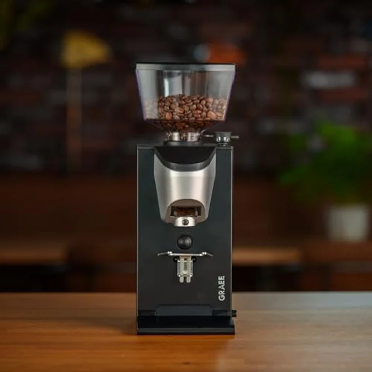 Graef Kaffeemühle CM 702, On-Demand Mahlwerk, höhenverstellbare Siebträgeraufnahme, mattschwarz – Bild 2