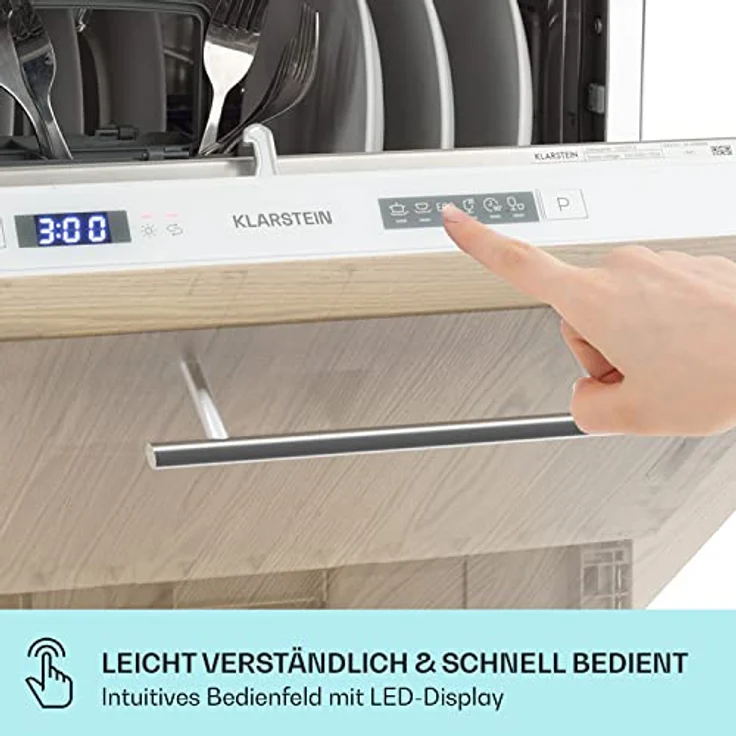 Klarstein Havasia UV 6 Secret, Tischgeschirrspüler, E, Geräuschemissionsklasse C, Geräuschemissionen 49 Dezibel – Bild 7