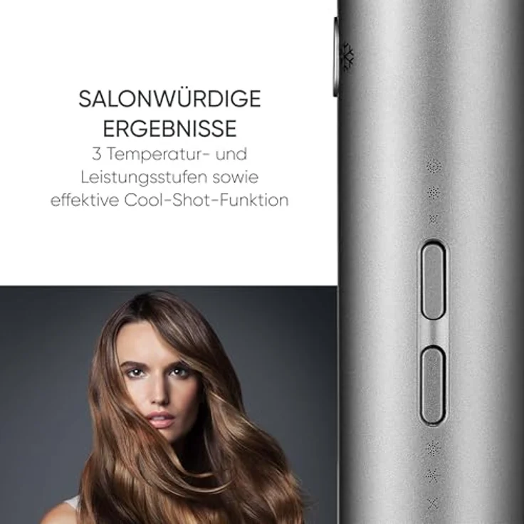 SEVERIN Haartrockner S-Style "Speed Pro", BLDC-Motor, Ionic-Technologie, inkl. Diffusor und Konzentrator, 2.000 W, anthrazit – Bild 5