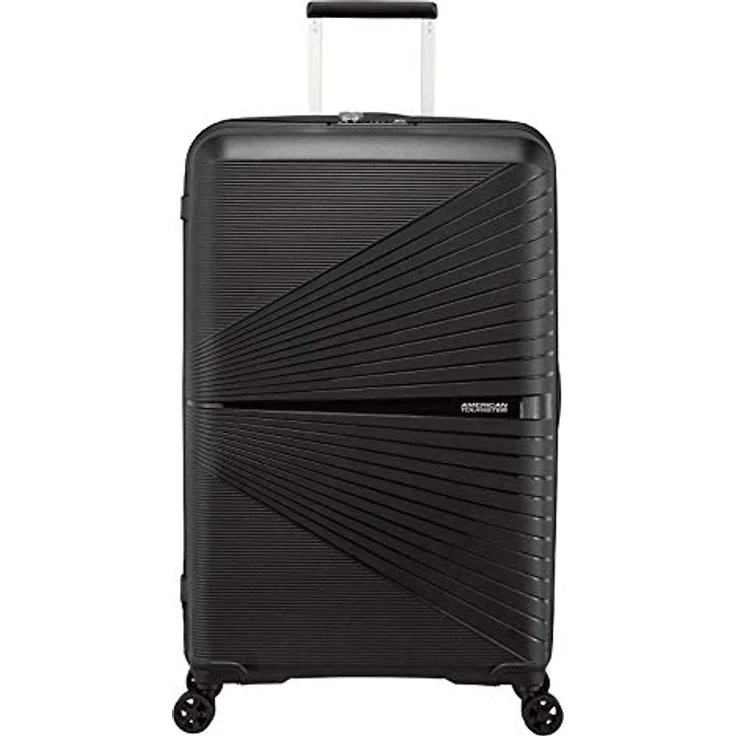 American Tourister® Hartschalen-Trolley AIRCONIC 77, 4 Rollen, Reisekoffer Aufgabegepäck Koffer für Flugreisen TSA-Zahlenschloss, Onyx Black – Bild 2