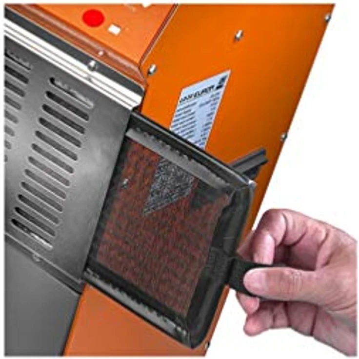 Eurom LO20 Luftentfeuchter Bautrockner Feuchtigkeitskiller 360 W, orange - Leistung: 20 Liter in 24 Stunden, mit antibakteriellem Filter – Bild 2