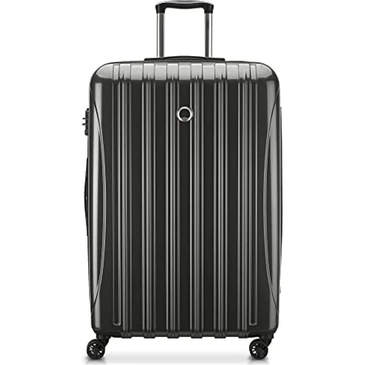 Delsey Paris Helium Aero Hardside erweiterbares Gepäck mit Spinnrollen, Gebürstete Anthrazit, Checked-Large 29 Inch, Helium Aero Hardside erweiterbares Gepäck mit Spinner-Rädern.