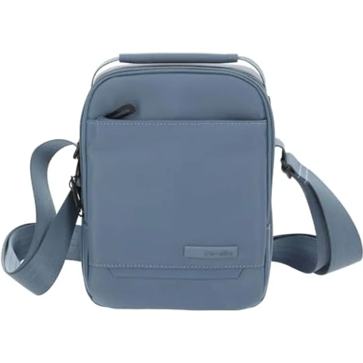 Travelite Workfloow Mini Bag Umhängetasche, 17 cm x 8 cm x 23 cm, grau, 100% Polyester
