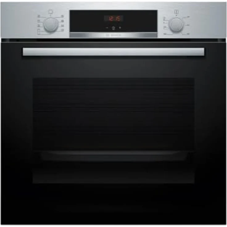 Bosch HBA514ES3, Multifunktionsofen Serie 4, 60 cm, Reinigungsassistent mit Wasser, 3D Heißluft, Energieeffizienz A+ – Bild 1