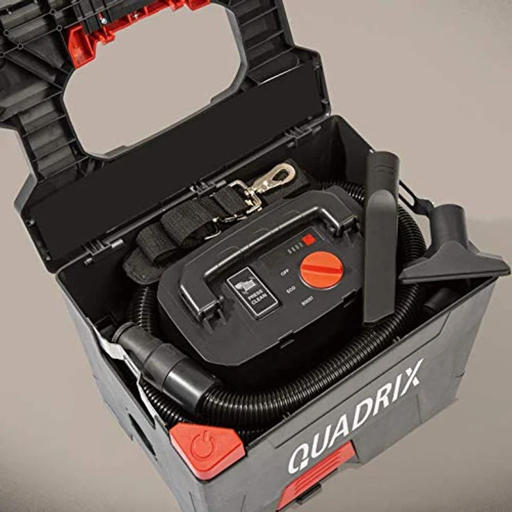 Starmix Akkusauger Quadrix L 18V (ohne Akkupack/Ladegerät), Leichter und kompakter Sauger für mobilen Einsatz (18 V, 7,5 L) – Bild 2