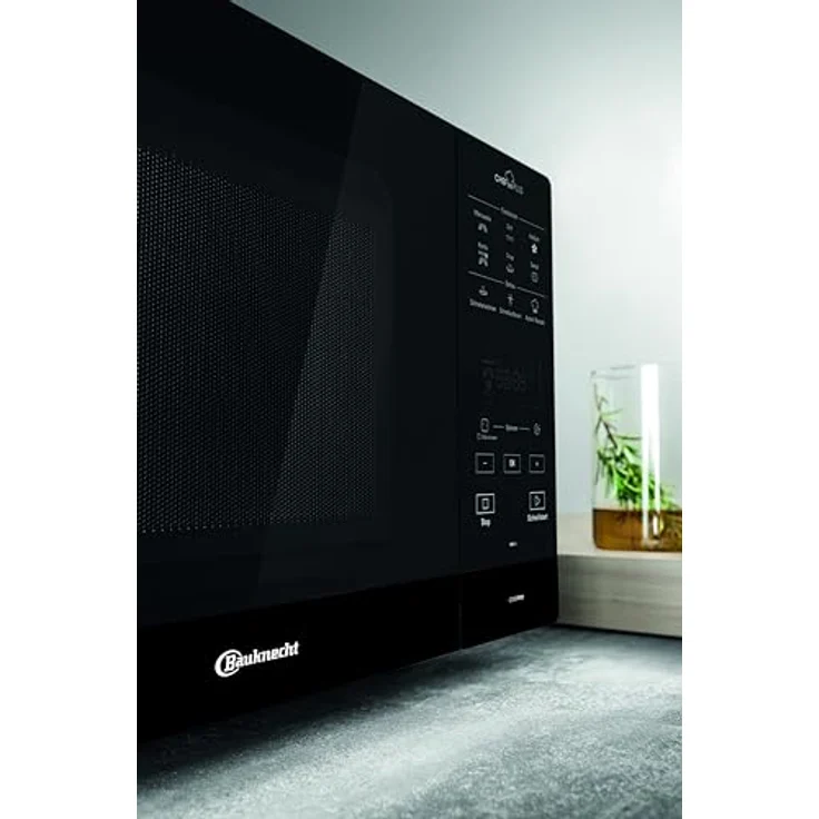 BAUKNECHT Mikrowelle MW 49 BL, Mikrowelle mit Grillfunktion und Heißluftfunktion, 25 Liter, schwarz – Bild 2