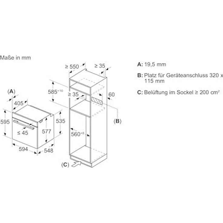 Siemens HM736GAB1, iQ700 Smarter Einbau-Backofen mit Mikrowellenfunktion, 800 W, Schwarz, ecoClean & humidClean Selbstreinigung, Air Fry, cookControl, Farb-Touchscreen – Bild 3