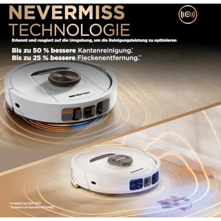 Shark PowerDetect NeverTouch Pro, 2-in-1 Saug- und Wischroboter mit selbstreinigender Basisstation – Bild 3