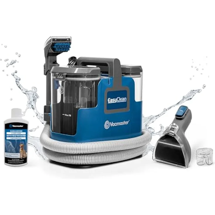 Vacmaster SCB0501 Waschsauger, Teppichreiniger mit 500 W Motor, Nass-Trocken-Sauger für Sofa, Vorleger und Auto, Blau – Bild 1