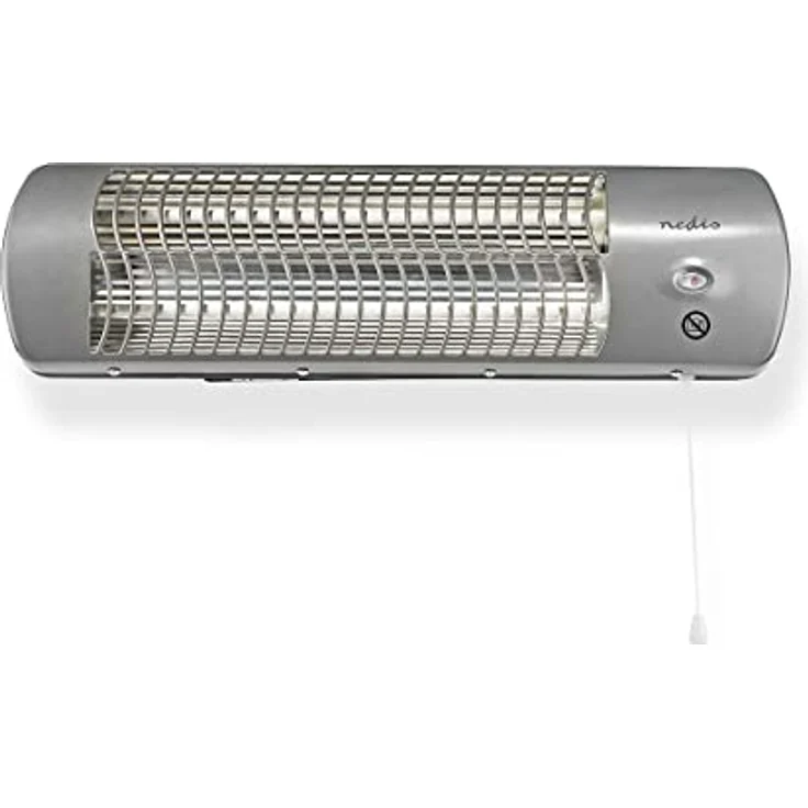 Nedis HTBA10GY Bad-Schnellheizer 1200W 12m² Grau, Heizstrahler, Grau – Bild 7