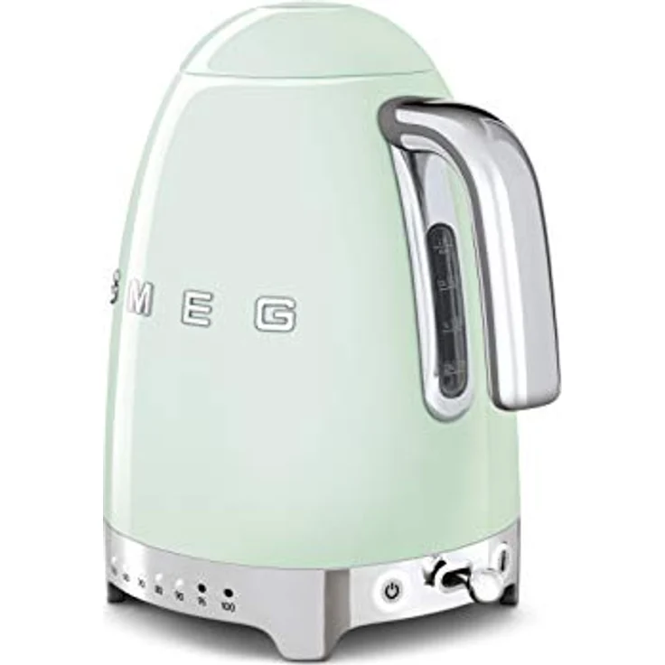Smeg KLF04PGEU Wasserkocher, 2400W, 1,7L, Edelstahl, pastellgrün – Bild 2