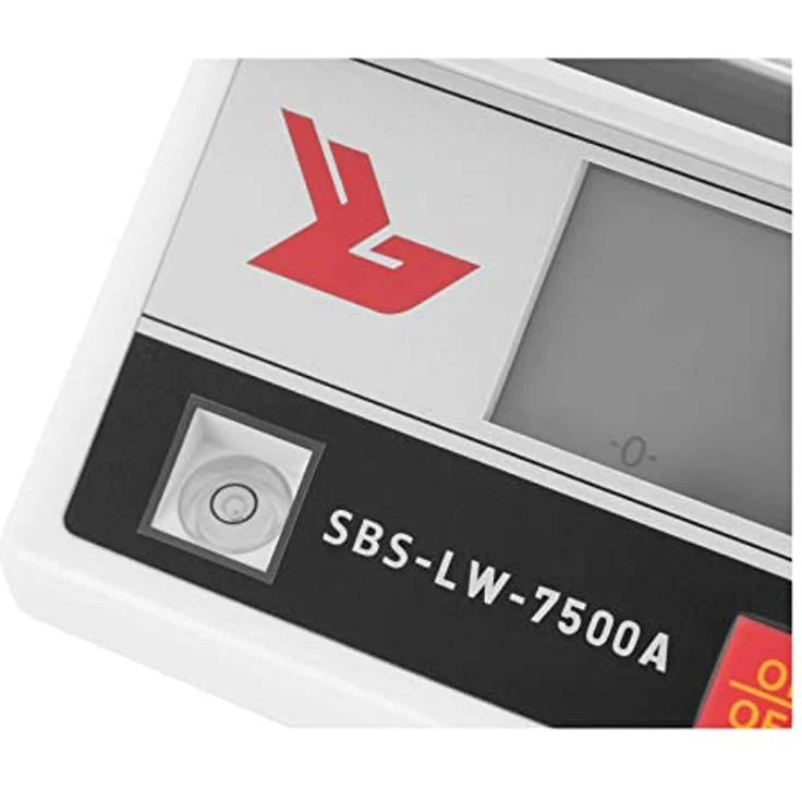 Steinberg Systems SBS-LW-7500A Feinwaage Präzisionswaage Digitalwaage (7500 g / 0,1 g, LCD Display, Edelstahl Wiegefläche 18x18 cm) – Bild 3