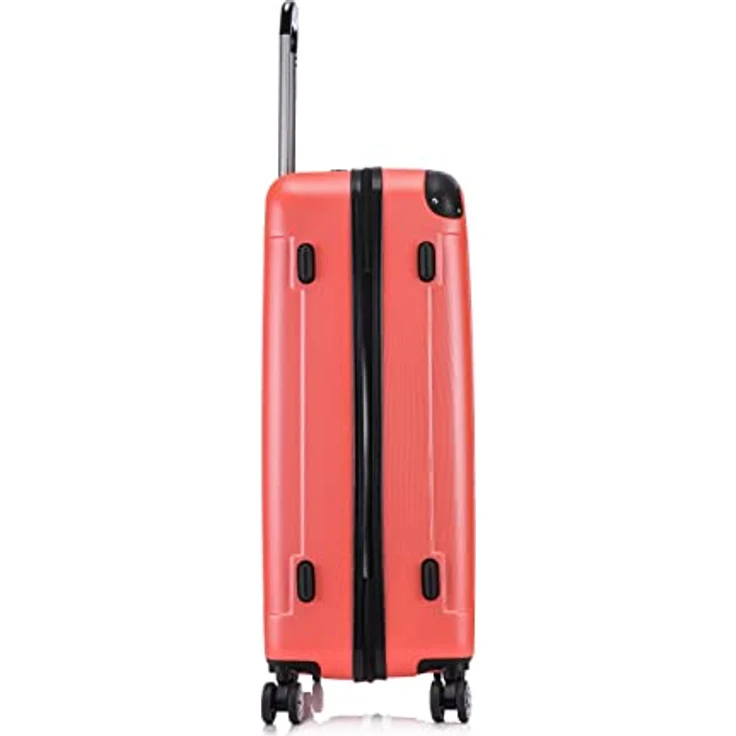 Flexot Flex-2045 Koffer XL, Zwillingsrollen Hartschale Neon-Orange – Bild 5