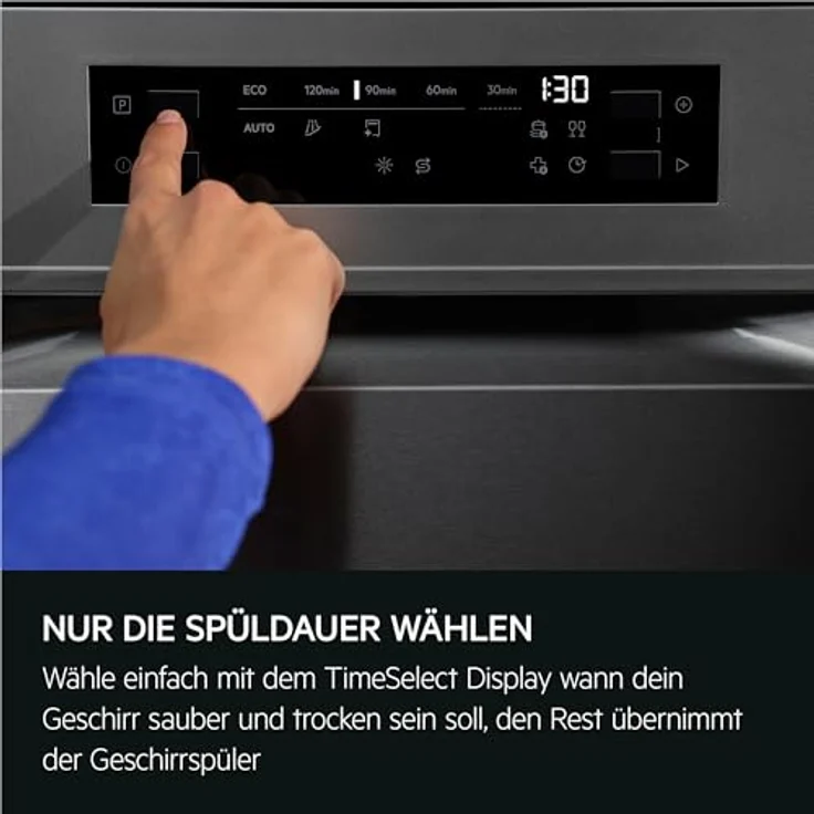 AEG GU620B2SCM 6000 Geschirrspüler, unterbaufähig, 596 mm breit, 44 dB (A), mit SatelliteClean® Sprüharme und AirDry Trocknung – Bild 4
