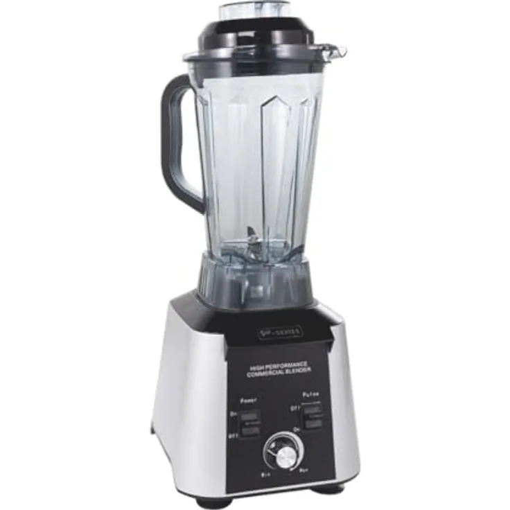 GastroHero Standmixer Blender ECO3, 2,5 Liter, 30000 U/min, 1680 W, sechs Edelstahlklingen, Aluminium-Korpus