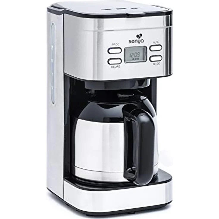Senya SYBF-CM025 Kaffeemaschine, Stainless Steel, 1.2 liters, edelstahl – Bild 7