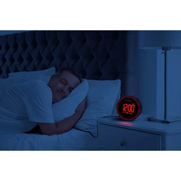 Geemarc Wake'n Shake Dynamite, Wecker mit Lautstärke 85 dB, Sensor-Sitzkissen 36 x 36 cm, Alarmfunktionen und Funkfrequenz 433,92 MHz – Bild 6