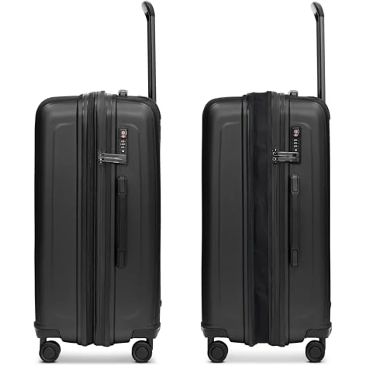 REDOLZ Hartschalen Koffer-Set-3-teilig | leichte 2,9 kg / 3,7 kg / 4,4 kg | für Damen & Herren (Essentials 14) – Bild 2