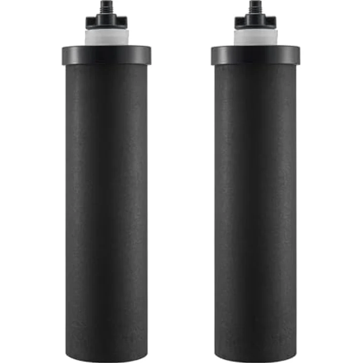 VEVOR Wasserfilter-Ersatz Reinigungselemente 2er-Pack, Aktivkohlefilter für Schwerkraft-Wasserfiltersysteme, 99% effektive Chlorentfernung, kompatibel mit den meisten Marken – Bild 1