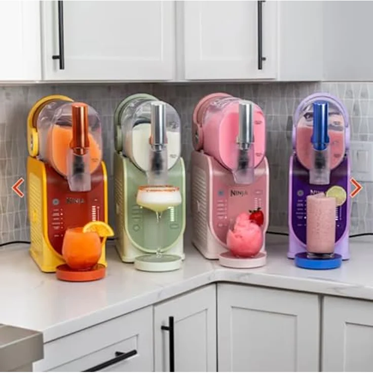 Ninja SLUSHi Maschine FS301EUOR, 1,9 L mit WhisperChill-Technology, 5 Voreinstellungen für Slush, Cocktails, Frappé, Milchshakes, Orange – Bild 5