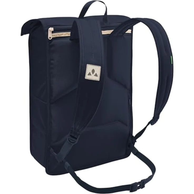 VAUDE Coreway Rolltop 20, Freizeitrucksack mit 15,6 Zoll Laptopfach, gepolsterten Schulterriemen, Farbe eclipse – Bild 2