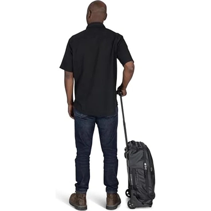 Osprey Transporter Wheeled Carry On Reisetasche, 50 cm, Blau, 38 l, Handgepäck, mit Reißverschlussfach und praktischen Taschen – Bild 14