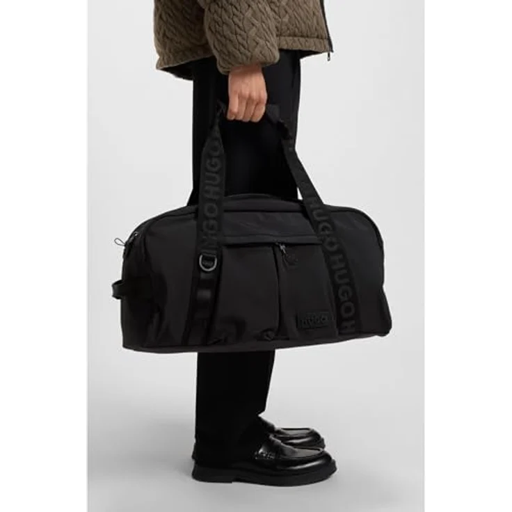 Hugo Taric Weekender Reisetasche, 52 cm, schwarz, aus 100% Polyamid, ideal für Reisen – Bild 4