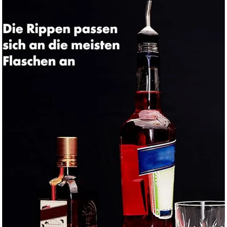 OXO Stahlausgießer, präzises Gießen aus Edelstahl für Cocktails, tropfenfrei – Bild 3