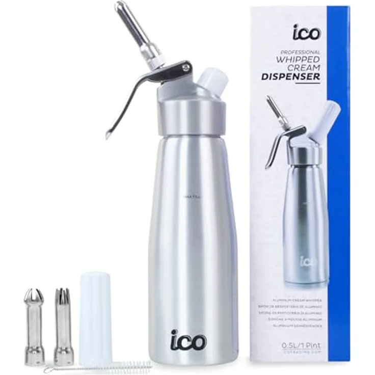 500ml Profi Sahnespender Sahnesyphon für heiße und kalte Cremes und Soßen – Bild 2