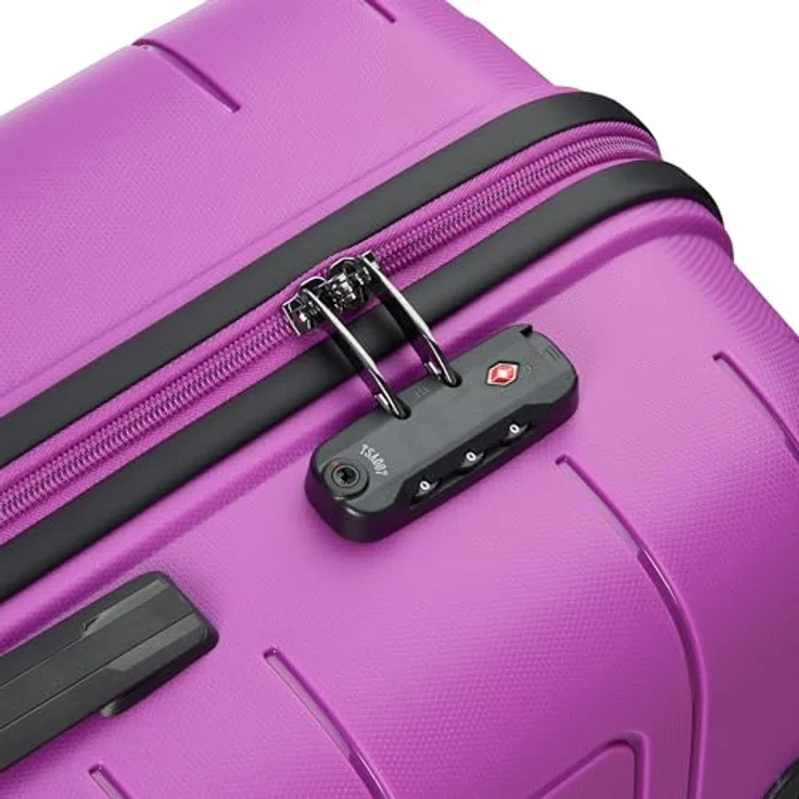 MODO by Roncato Supernova 2.0, 3-teiliges Kofferset mit 4 Rollen, 100% Polypropylen, lila, Maße: 51 cm x 31 cm x 76 cm – Bild 9