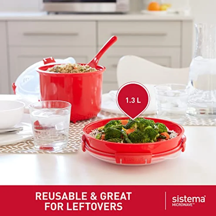 Sistema Microwave Teller, 1,3 l, rot – Bild 5