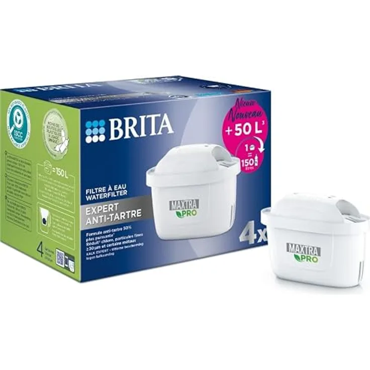 Maxtra Pro Expert Wasserfilter gegen Kalk, 6 Stück