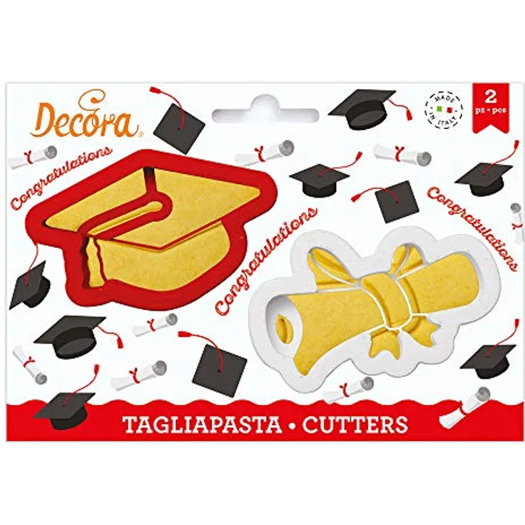 DECORA 0255047 AUSSTECHER AUS KUNSTSTOFF GRADUIERUNG 2-TLG.