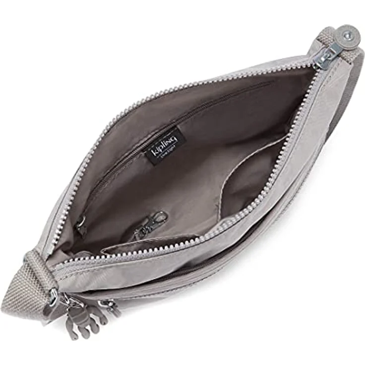 Kipling Basic Arto Umhängetasche, 29 cm, grau, verstellbarer Schultergurt, mehrere Fächer – Bild 6