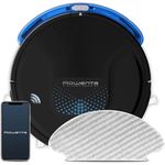 Rowenta RR8275WH X-PLORER Serie 45 AQUA Saugroboter mit Wischfunktion, 150 min Akkubetrieb, schwarz
