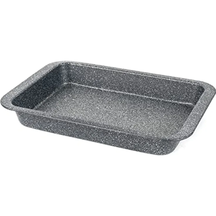 Salter BW07032EU7 Megastone 36cm rechteckige Backform aus Kohlenstoffstahl, antihaftbeschichtet, Backblech für Braten, Fleisch und Gemüse oder Nudelauflauf, Ofenform, BPA/PFOA-frei, leicht reinigen