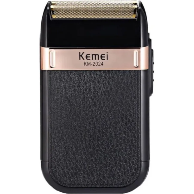 Kemei Elektrorasierer Mini Nass & Trocken, Aufsatz abwaschbar, Aufsätze: 2, inkl. USB Ladekabel und Ersatzscherer, Nass & Trockenrasur, Aufbewahrungstasche, Akku - Preisvergleich