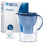 BRITA Marella Cool Filterkaraffe, Blau, 2,4 l, inkl. 1 Filterkartusche MAXTRA PRO ALL-IN-1