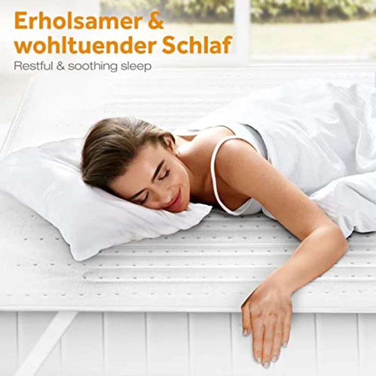 sinnlein Doppel-Wärmeunterbett 160x140cm mit Abschaltautomatik und 2 Temperaturzonen | Heizdecke mit 3 Temperaturstufen | Wärmebettunterlage fürs Bett | Wärmedecke aus weichem Vlies – Bild 5
