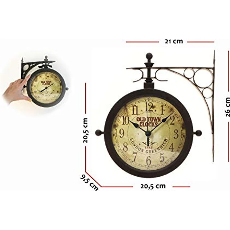 TFA, Wanduhr, Wanduhr (27 cm) – Bild 3