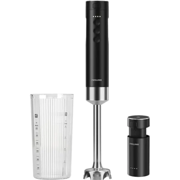 Zwilling Stabmixer XTEND, Kabelloser Stabmixer mit Akku, Starter Set
