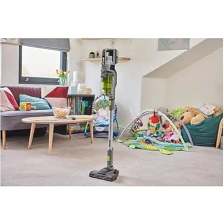 RYOBI 18 V ONE+ Akku-Staubsauger RSVS18-1C20G, 30 AW Saugleistung, Dual-Zyklonen, HEPA-Filter, inkl. 2,0 Ah Akku und Ladegerät – Bild 2