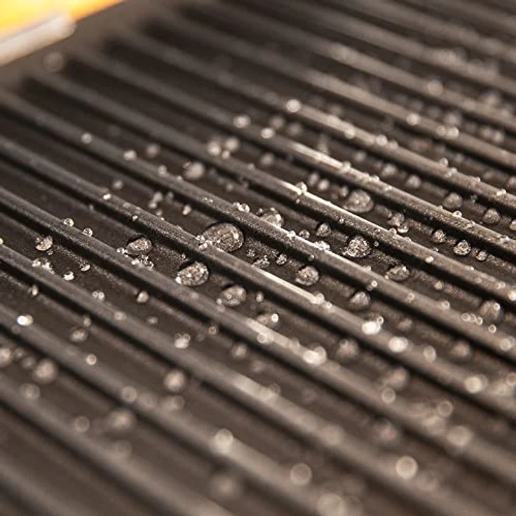 Cecotec Elektrischer Tischgrill Rock'nGrill Dual, 2000 W, Schwarz, Temperaturregelung auf jeder Platte unabhängig voneinander, abnehmbare und antihaftbeschichtete Platten, 180º zu öffnen – Bild 4