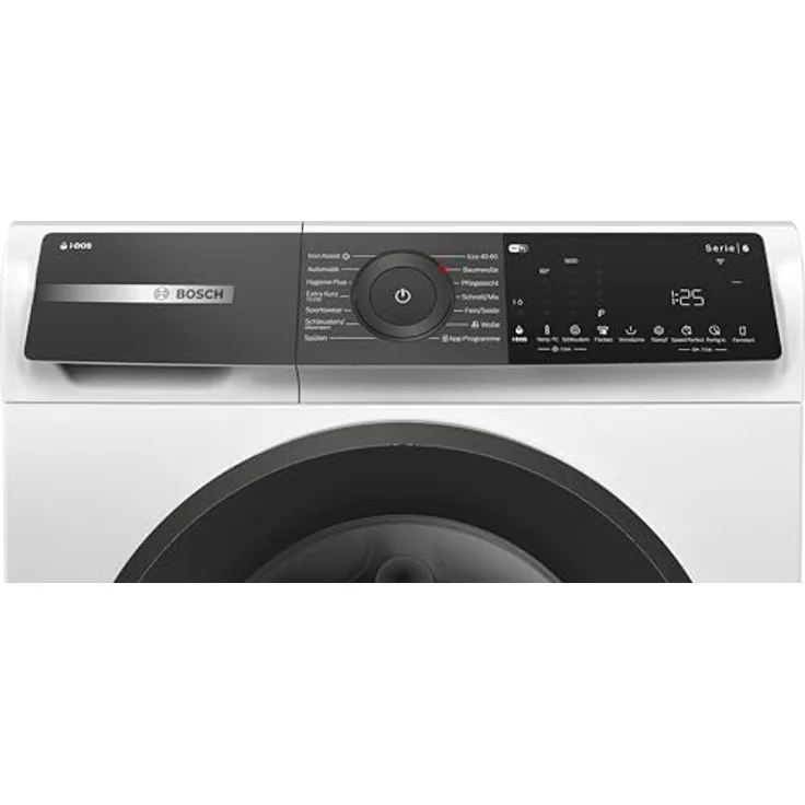 Bosch WGH244A40 Serie 6 Smarte Waschmaschine 9 kg 1400 U/min i-DOS Fleckenautomatik Iron Assist Speed Perfect Active Water Plus Hygienisch Waschen, Weiß – Bild 16